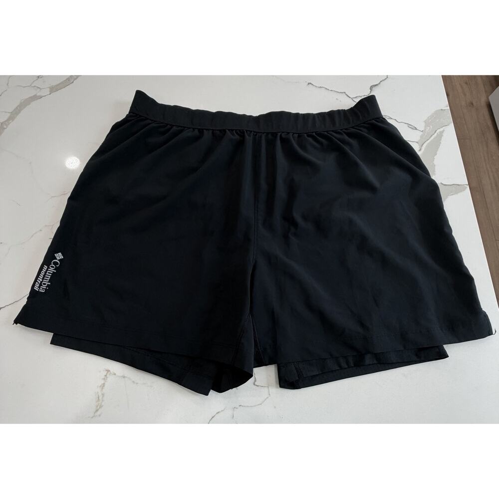 Columbia Montrail Titan Ultra 2 in 1 Running Shorts Mens XL Black Omni Freeze